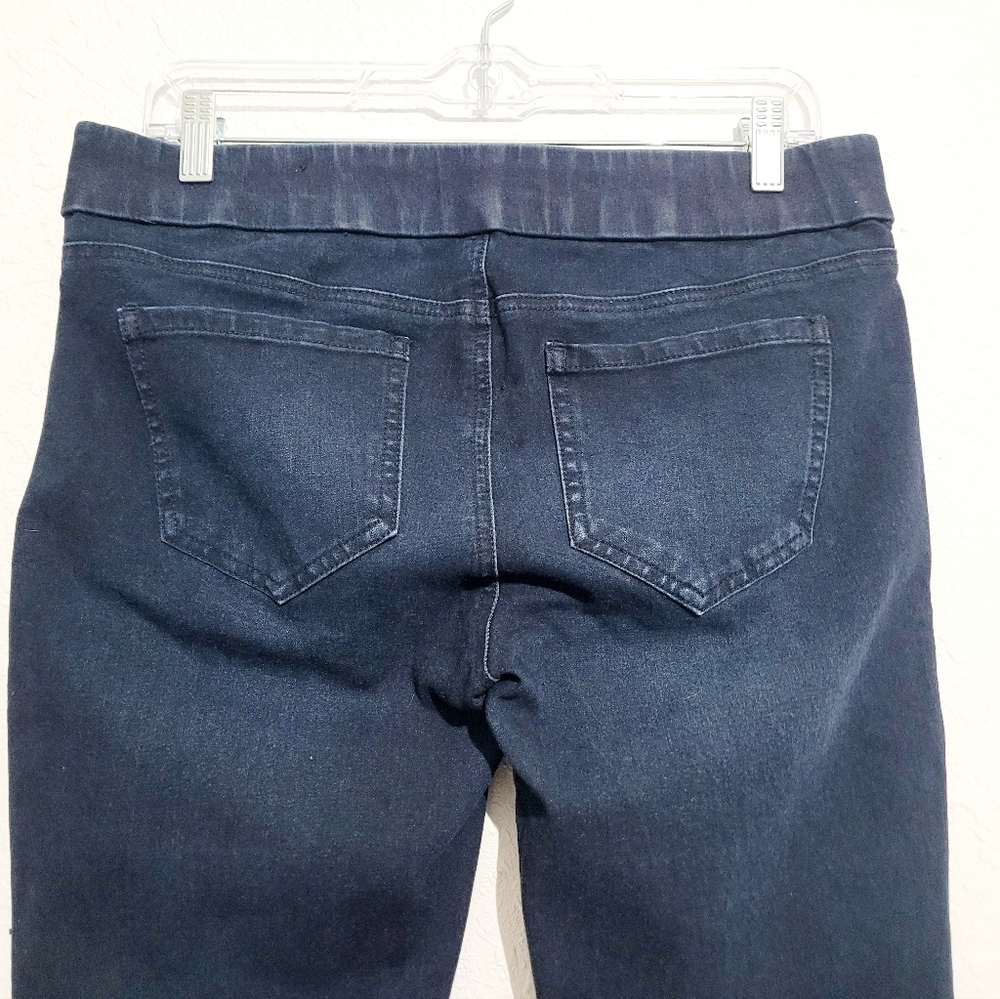 Liverpool Jeans Company Denim Legging Pull On Jeans Womens Size 10P Dark Wash - Picture 5 of 14